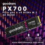 Goodram PX700 SSD SSDPR-PX700-02T-80 Internes Solid State Drive M.2 2,05 TB PCI Express 4.0 3D NAND NVMe (SSDPR-PX700-02T-80)