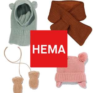 HEMA: 1+1 gratis auf alle Winteraccessoires z.B. 2x Damen Handschuhe mit Touchscreen Funktion für 4 € +VSK, Fäustlinge, Mützen, Schals uvm