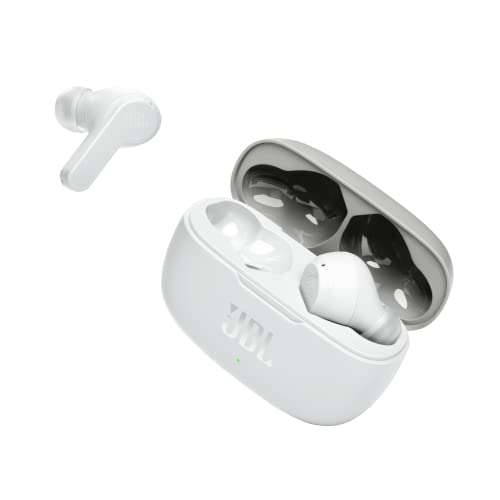 JBL Wave 200 TWS True-Wireless In-Ear Bluetooth-Kopfhörer, weiß (Amazon Prime)