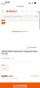 Federhalter Calligraph Natur 5er-Set) CRETACOLOR (bei Abholung, sonst VSK)
