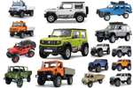 Sammeldeal: RC Trucks und -Crawler, 1:12 - 1:24, RtR, HG Suzuki Jimny, 3 x Unimog, MN78 Cherokee, EX-787, WLToys, AX8560 - z.B. Jimny