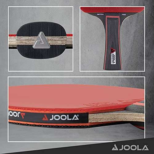 JOOLA Tischtennis-Schläger Match PRO, ITTF genehmigter Allround Tischtennis-Schläger 4 Sterne, 1.8mm Schwammstärke [Prime/Otto Up]