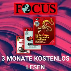 Focus & Stern Magazin Print 3 Monate kostenlos (Widerruf innerhalb 90 Tage notwendig!)