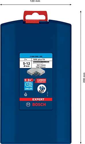 Bosch Professional 7x Expert SDS plus-7X Hammerbohrer Set - Prime