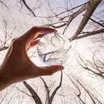 [Prime] Rollei Lensball 110mm I Glaskugel I Kristallkugel I Foto-Kugel mit Tasche & Mikrofaser Reinigungstuch für Glaskugel-Fotografie