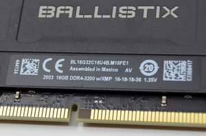 Crucial Ballistix schwarz DIMM Kit 32GB, DDR4-3200, CL16-18-18-36 DUAL RANK!!! "M16FE1"