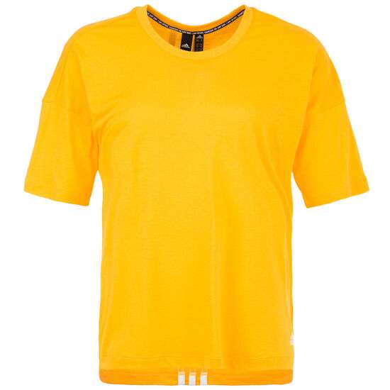 Adidas Trainings Sport Damen T-shirt in gelb für 13,98 Euro