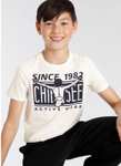 Chiemsee Logo T-Shirt 2er Packung Jungen weiß dunkelblau für 12,84 Euro