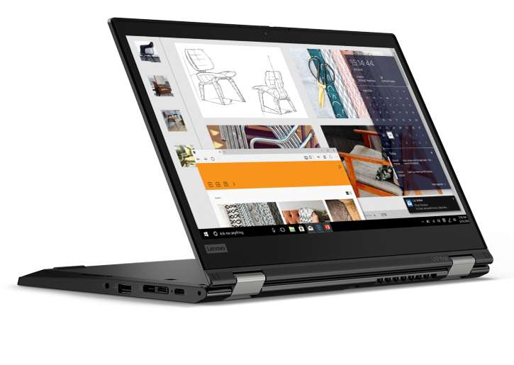 Lenovo ThinkPad L13 Yoga: 13,3" FHD IPS Touch 300 cd/m², i5-1135G7, 16/512GB, Fingerprint, Beleuchtete Tastatur, 1.44kg, Wi-Fi 6 für 683,40€