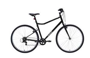 Crossbike 28 Zoll Riverside 100 mit Stahlrahmen, schwarz, in Größen M und L verfügbar