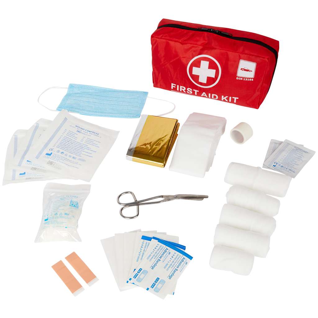 Kfz Verbandskasten Erste Hilfe, DIN 13164 First Aid Kit EAXUS