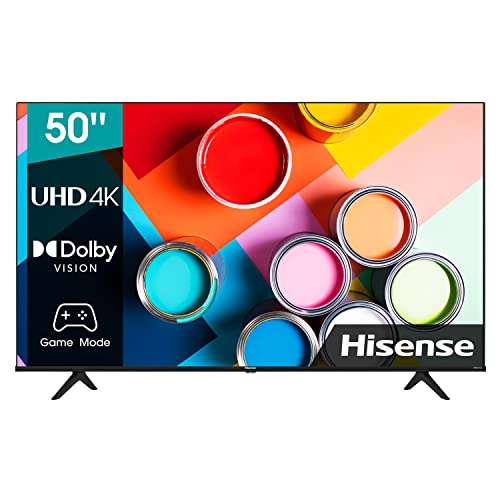 TV 50" Hisense 50A6EG - 4K UHD, HDR, Dolby Vision, DTS Virtual X, Freeview Play, Alexa