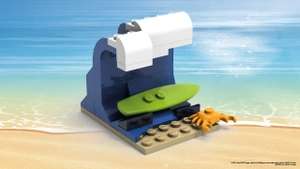 Gratis Lego Mini Modell Bautag - Strandmotiv