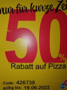 [Lokal München] Dominos 50% auf Pizza bis 20.07.2022
