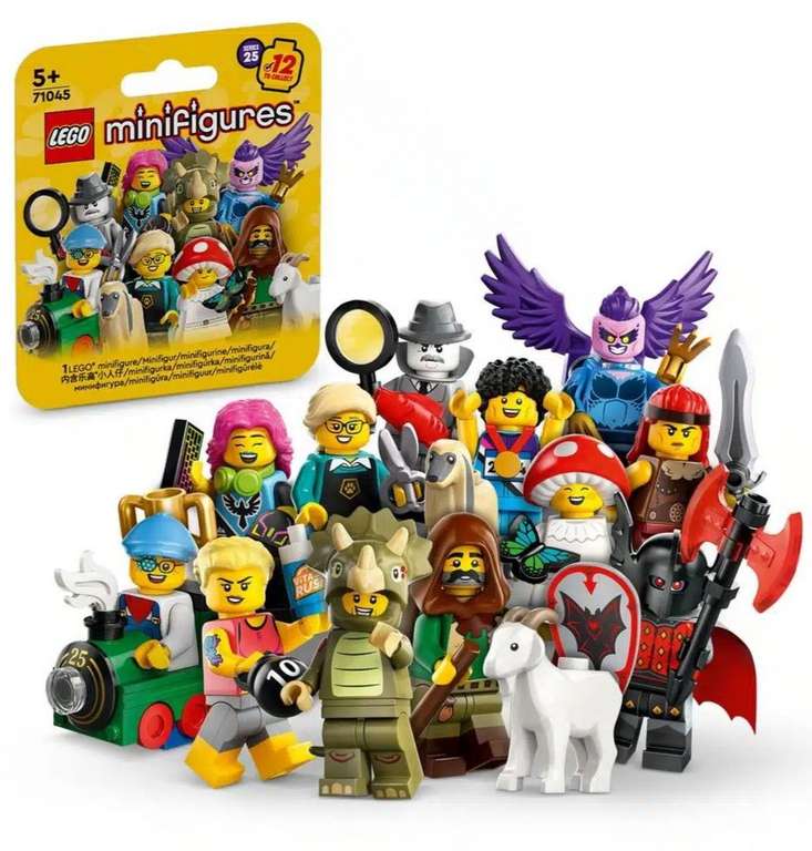 Lego 71045 - 36 Minifiguren Box - Serie 25, rechnerisch 3,05 € pro Figur