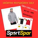 Restgrößen Sale bei SportSpar | über 1.000 Artikel stark reduziert, z.B. Hummel Damen Shorts 2,19€+VSK, KIRKJUBØUR Steppjacke 10,99 €+VSK