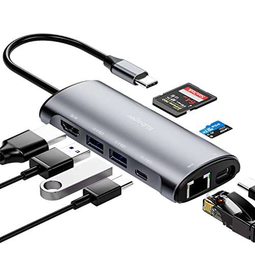 Kubager USB C Hub – USB C Adapter 8 in 1 - Prime
