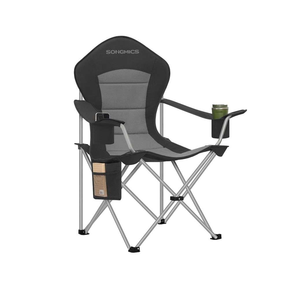 SONGMICS Campingstuhl mit hoher Rckenlehne, breiter Sitzflche  robust,  leicht, gnstig bei SONGMICS at SONGMICS | mydealz