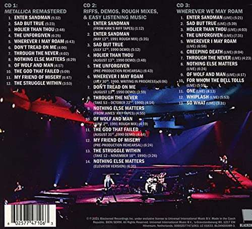 Metallica The Black Album 3 CDs (Remastered) [ Prime Deal ]