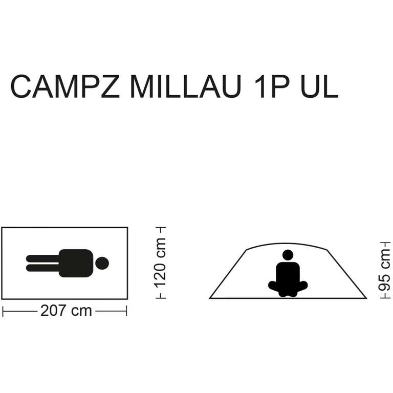 (Campz) Millau 1-Personen-Zelt (1.650 g)