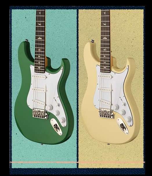 E-Gitarre | PRS SE Silver Sky (John Mayer Signature) | Moon White & Ever Green