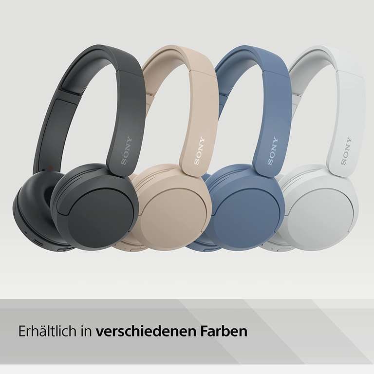 Sony »WHCH520« On-Ear-Kopfhörer (ENC, 50 Std. Akku, Siri, Google Assistant, A2DP Bluetooth, AVRCP Bluetooth, HFP, HSP) für 52,94€