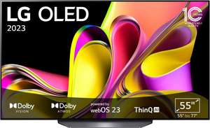 LG OLED55B36LA OLED-Fernseher bis zu 120 Hz, α7 Gen6 4K AI-Prozessor, Single Triple Tuner 15% Code aktivieren