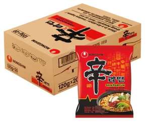 20 x NONGSHIM Korean Shin Ramyun Instant Noodles 120 g