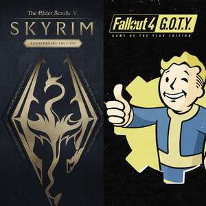 Bundle Skyrim Anniversary Edition + Fallout 4 GOTY für 4,42€ (Xbox One - Series XIS) [No VPN über MS Ungarn Store]