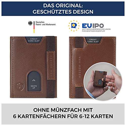 VON HEESEN Slim Wallet mit Münzfach für 29,89@€ statt für 39,90€