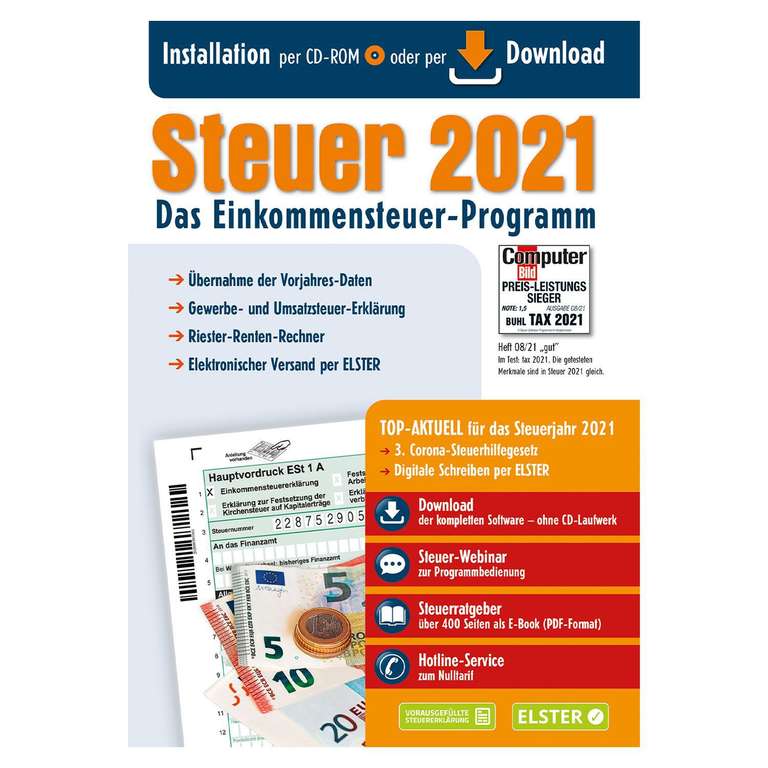 Aldi Steuer 2021 [lokal / offline Aldi Süd]