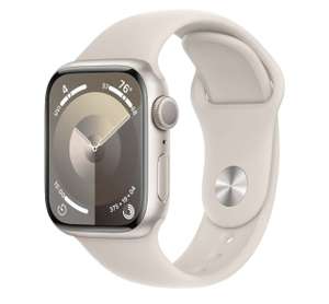 Apple Watch 9, 41mm, GPS: effektiv 362,46€ durch Cashback (PVG: 425,69€)