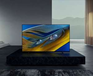 Sony Bravia A80J - 77" OLED - Sony XR-77A80J OLED-Fernseher (195 cm/77 Zoll, 4K Ultra HD, 100/120Hz, Google TV, BRAVIA XR, Smart TV)