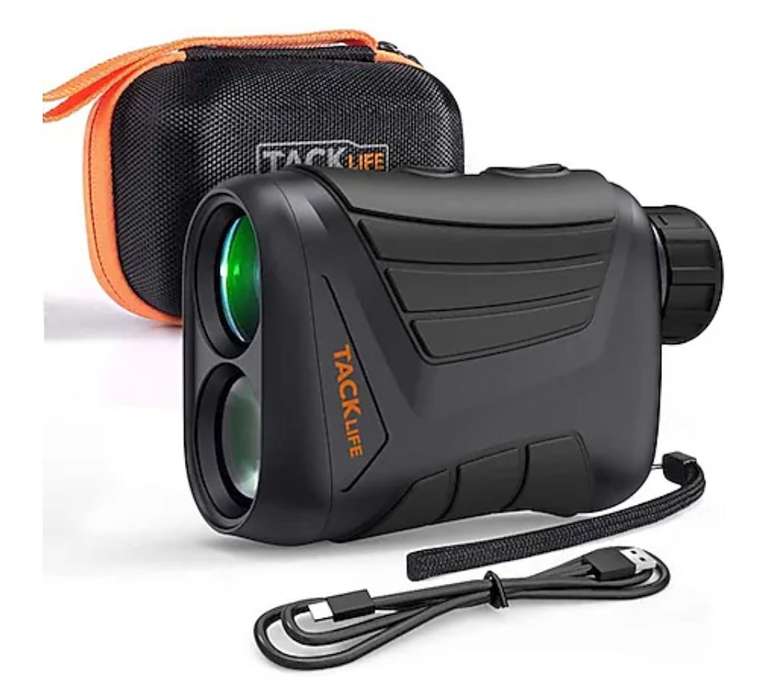 TACKLIFE Golf-Entfernungsmesser, 900-Yard-Laser-Entfernungsmesser 7X für Golf, Jagd, Wandern, Outdoor-Einsatz
