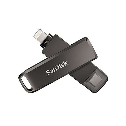 SanDisk iXpand Flash Drive Luxe 128GB 2-in-1: Lightning & USB Type-C für 28,99€ (Prime/ MM Saturn)