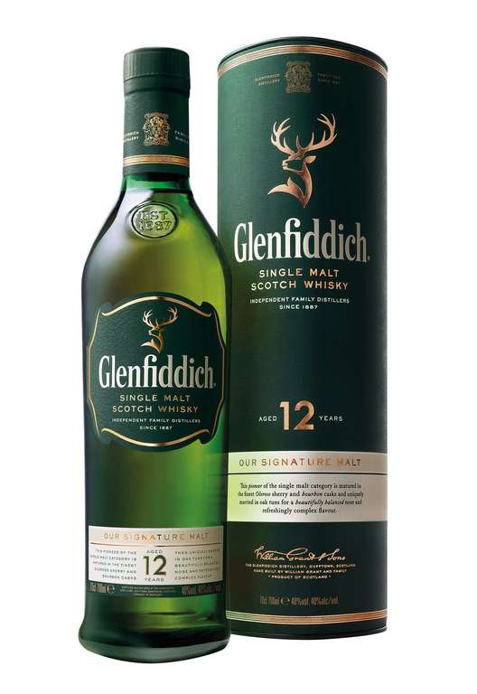 Glenfiddich Single Malt Scotch Whisky 12 Jahre