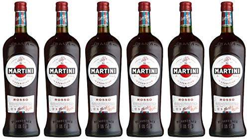 [Spar-Abo] Martini Rosso Wermut (6 x 1 l) 6,32/Liter, Achtung: Literflaschen