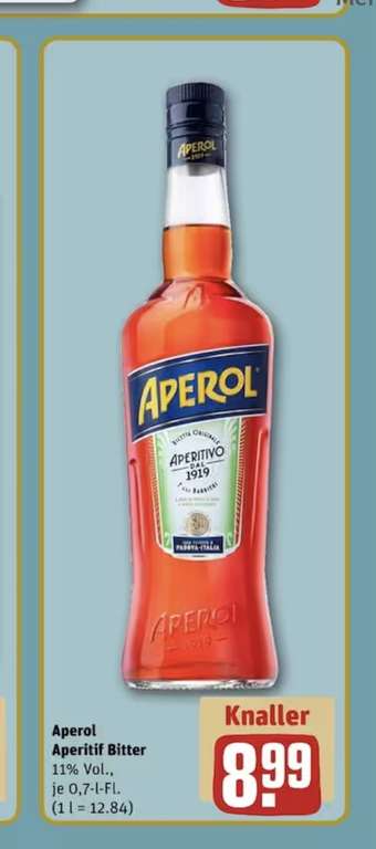 [Rewe] Aperol, 0,7l Flasche
