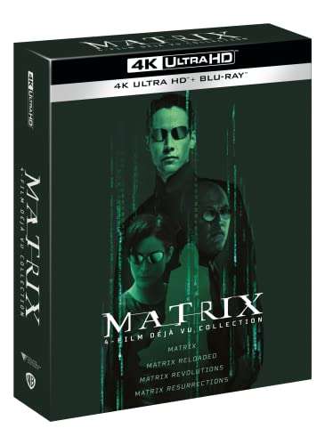 [Amazon.it] Matrix - Deja Vu - Filmsammlung - Teil 1 bis 4 - 4K Bluray - deutscher Ton auf 4K Bluray