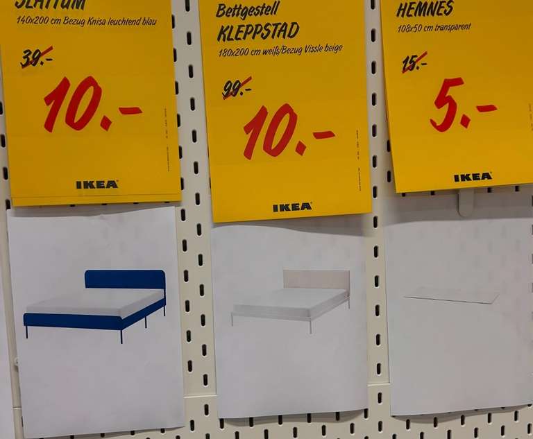 Bettgestelle & mehr – 20€ statt 299€ im IKEA Hannover-Großburgwedel at IKEA