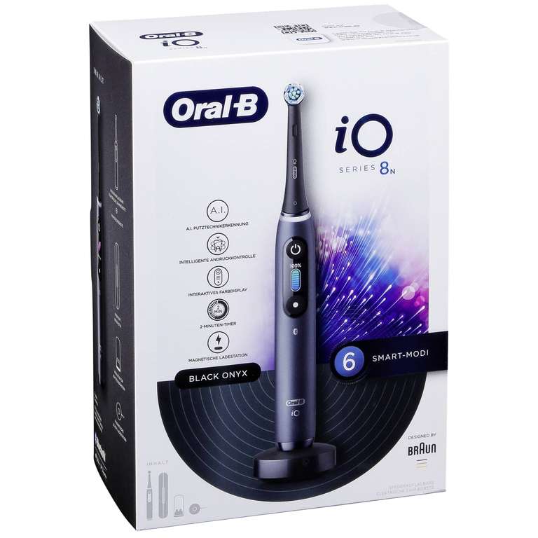 Braun Oral-B iO Series 8N Black Onyx | für MAINGAU-Kunden 97,40 €
