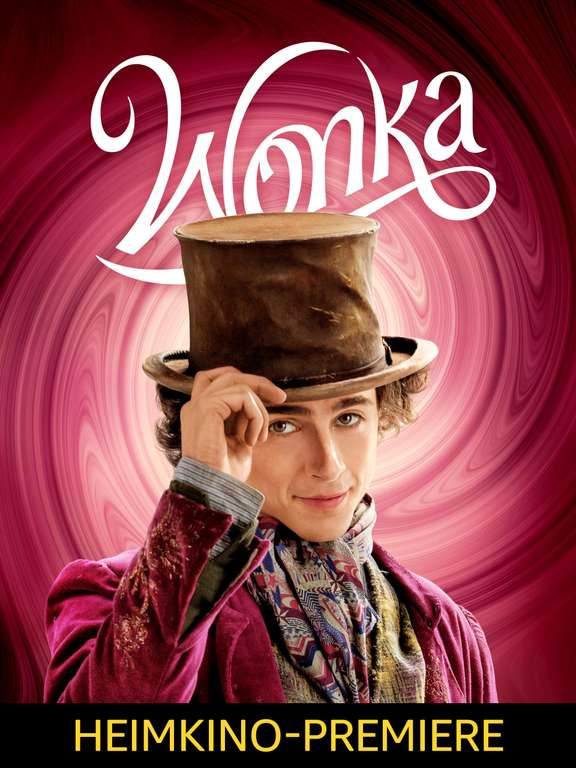 Wonka Kinofilm auf Amazon Prime Video 7€ günstiger