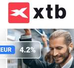 XTB 4,2% Tagesgeld mit monatlicher Zinsgutschrift für 3 Monate, Neukunden und Bestandskunden*, DE Einlagensicherung AAA