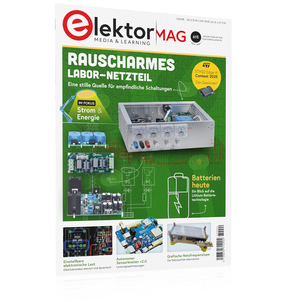 Elektor-Magazin: Rabatte auf (Probe-)Abos mit Archivzugriff + 10% Elektor-Shop. z.B. Probemitgliedschaft Elektor Green /Gold-Mitglieschaft