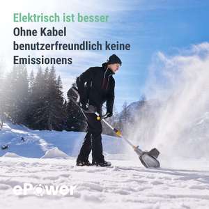 [Westfalia] Alpina AST 48 Li Akku-Schneefräse-KIT | ePower Akku 48 V 2 Ah, 450 W | Betrieb bis -20° | Inkl. Akku und Ladegerät