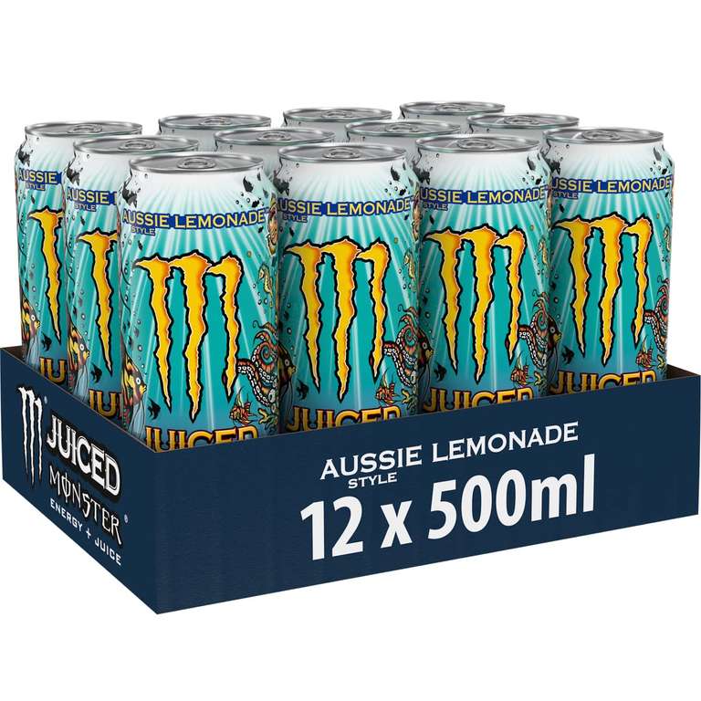 Monster Energy Juiced Aussie Style Lemonade (0,75€ je Dose zzgl. 0,25€ Pfand) - Prime