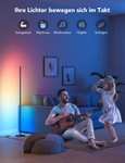 Govee RGBIC LED Stehlampe mit Alexa und Google Assistant, 16 Millionen Farben, 58 Szenenmodi, Musikmodi, DIY-Modus
