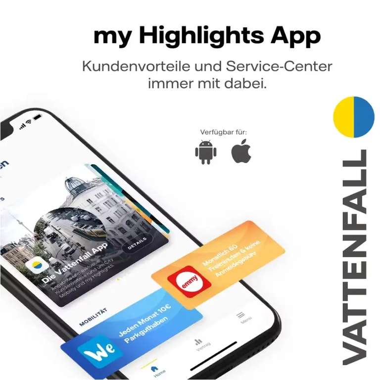 Vattenfall myHighlights App für Dezember: Weducer | Dussmann | Steinecke
