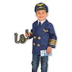 Melissa & Doug Kinder-Piloten-Kostüm Rollenspiel-Spielzeug | Verkleidung für Kinder und Kleinkinder | Pilotenkostüme für Kinder - PRIME