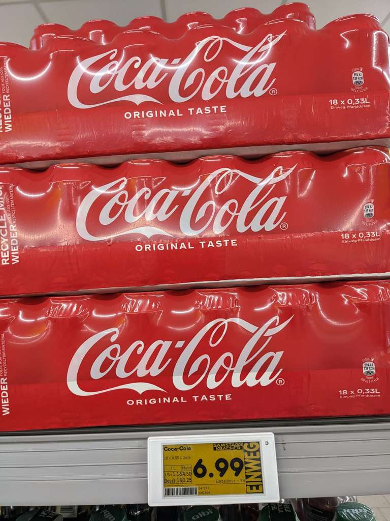 Coca-Cola Dose 0,33l - Angebote ab 18,96 €